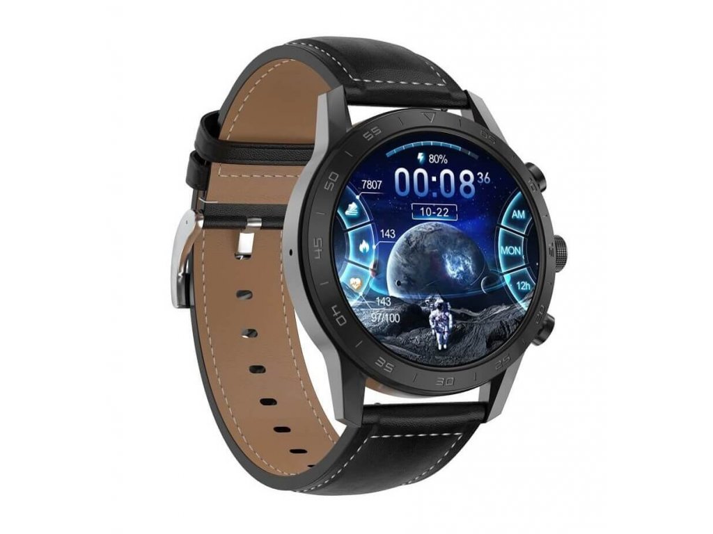 Smart hodinky WatchKing WT70 čie koža DynamicShop.sk (9)