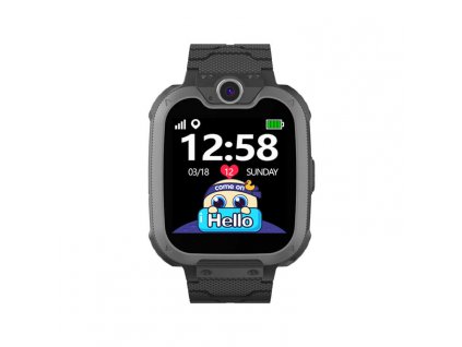 detske smart hodinky WatchKing G2 cierne dynamicshop.sk