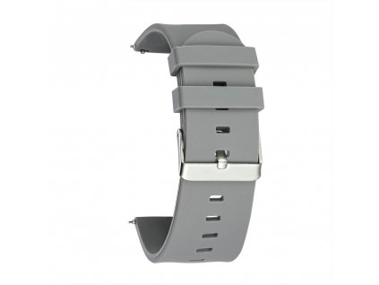 Remienok pre dámske smart hodinky MX11 šedý silikón (1)