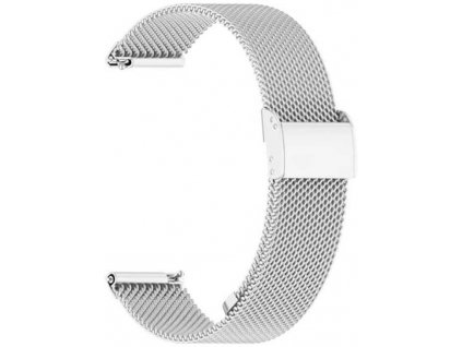 Remienok pre dámske smart hodinky MX11 strieborný kov (3)