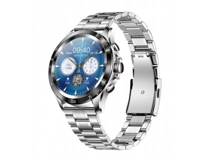 Panske Smart Hodinky WatchKing WN1 Pro strieborne kov dynamicshop (1)