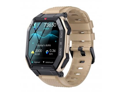 Pánske smart hodinky watchking WK55 Pro hnede dynamicshop (4)