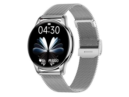 Damske smart hodinky WatchKing WK11 Pro strieborne dynamicshop (2)