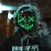 Halloweenska purge maska zelena dynamicshop (2)