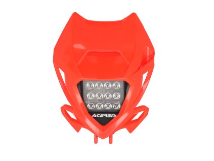 LED přední světlo s maskou ACERBIS BETA, červené