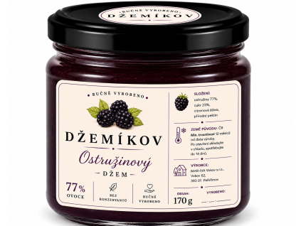 Ostružinový džem Džemíkov s vysokým podílem ovoce
