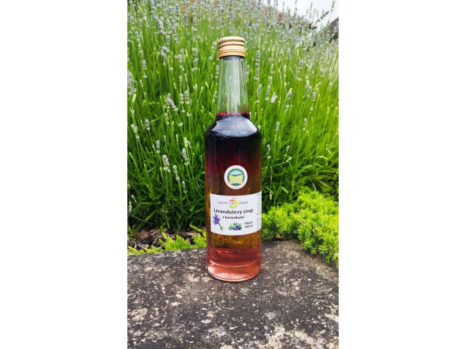 Levandulový sirup s borůvkami 500ml