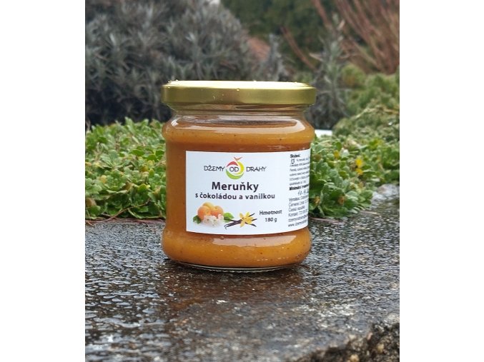 Meruňky s čokoládou a vanilkou