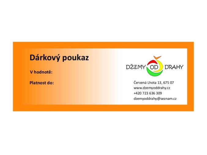 Dárkový poukaz
