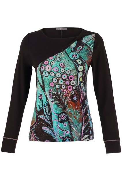 75722 Dolcezza Art Asymmetric Top Enchanted Island