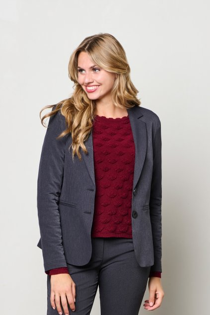 Damske sako &CoWoman BZ156 ANTRACITE (3)