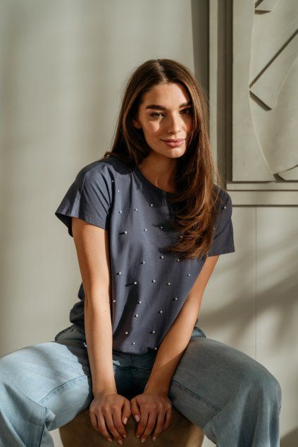 Damske tricko &CoWoman TS141DARK SLATE (1)