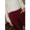 Damske kalhoty &CoWoman PA383 WINE RED (3)