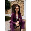 Damske kalhoty &CoWoman PA445PLUM (1)