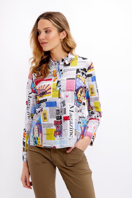 Dámska košeľa Dolcezza 24156 (Velikost M)