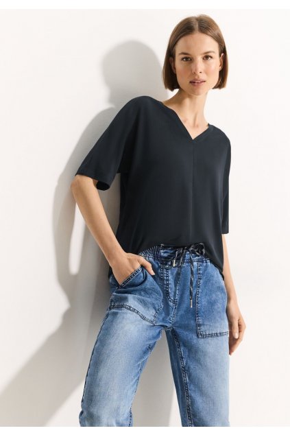 Dámske tričko Cecil 321689/10001 (Velikost XS)