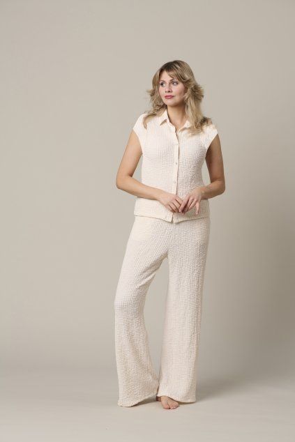 Damska halenka &CoWoman BL441VANILLA (1)