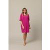Damske saty &CoWoman DR305FUCHSIA (1)