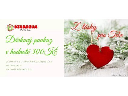 Dárkový voucher Z lásky