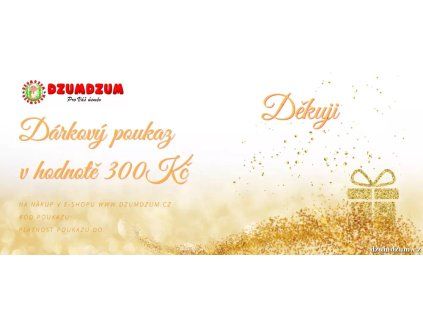 Dárkový voucher Děkuji
