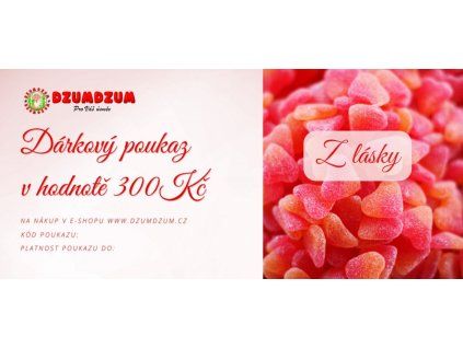 Dárkový voucher Z lásky