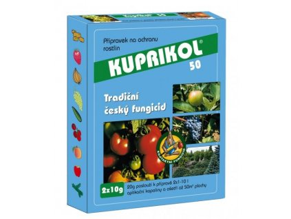 KUPRIKOL 50 (2x10 g) - plísně brambory, rajčata, okurky, réva, cibule