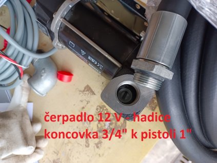 koncovky hadic TM 12V cerpadlo