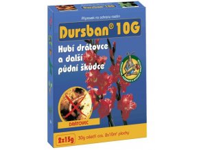 Dursban 10 G (15 g) - půdní škůdci - ukončen prodej