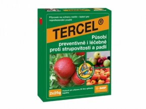 TERCEL (2×25 g) - působí proti strupovitosti, padlí jádrovin