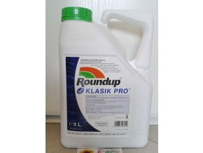 ROUNDUP Klasik Pro 5 l - zničení plevelů prodej pouze na Osvědčení