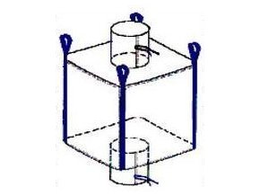 Velkoobjemový vak - Big Bag 91x91x110 (výsyp - násyp- nohavice)