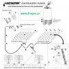 schema kapková závlaha netafim