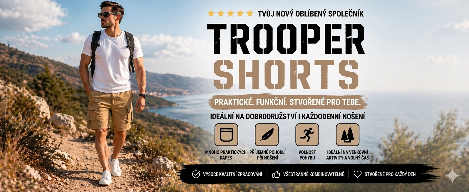 Šortky TROPER