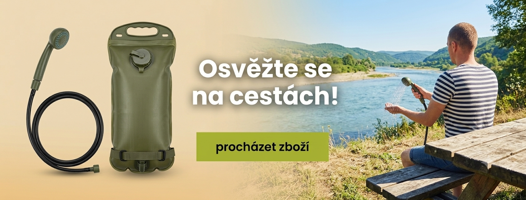 Solární sprcha