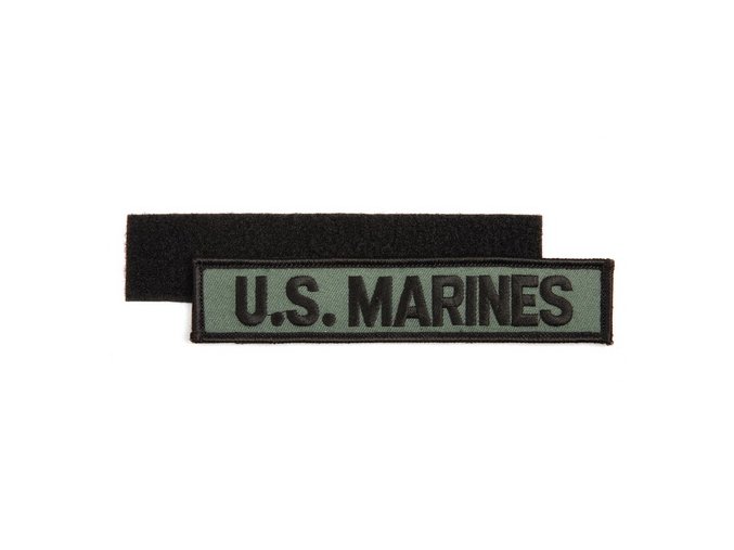 Nášivka U.S. MARINES, Velcro, Oliv