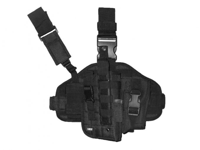 Pouzdro na pistoli - MOLLE - Černá - Pravé