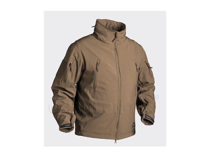 Bunda nepromokavá - GUNFIGHTER - Soft shell - Coyote - Helikon