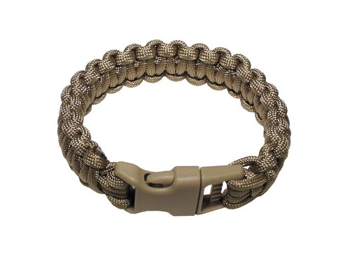 Náramek přežití - PARACORD 2,3 - Coyote