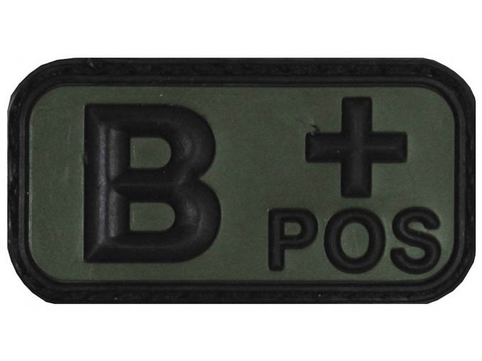 Krevní skupina : B+ POZITIV - oliv/černá