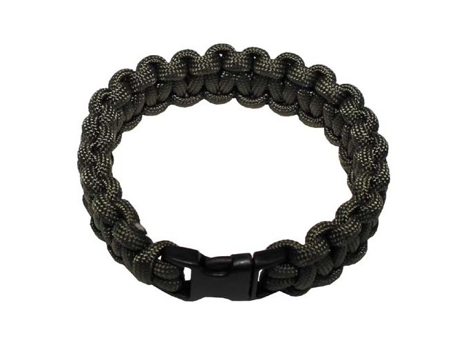 Náramek přežití - PARACORD 1,9 - Oliv