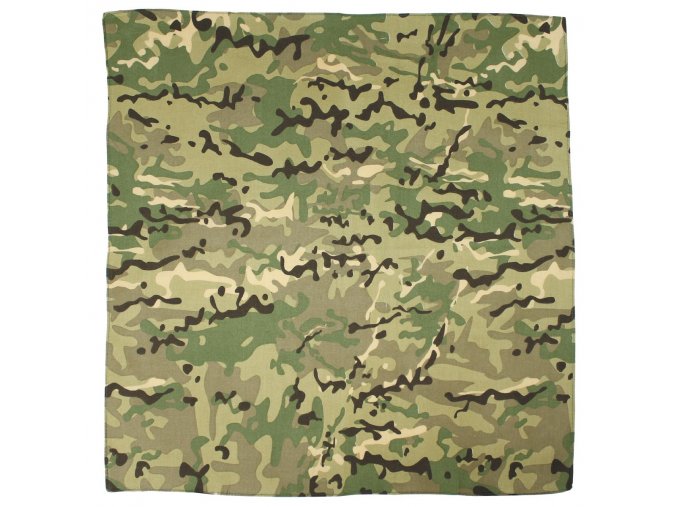 Bandana šátek - 55 x 55 - Multicam