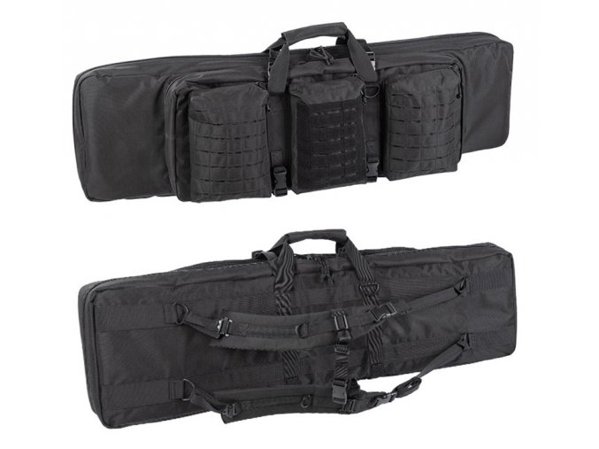 Pouzdro/batoh na 2 x zbraň polstrované - 106 - Černá