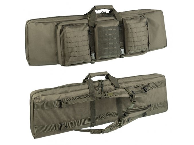 Pouzdro/batoh na 2 x zbraň polstrované - 106 - Oliv