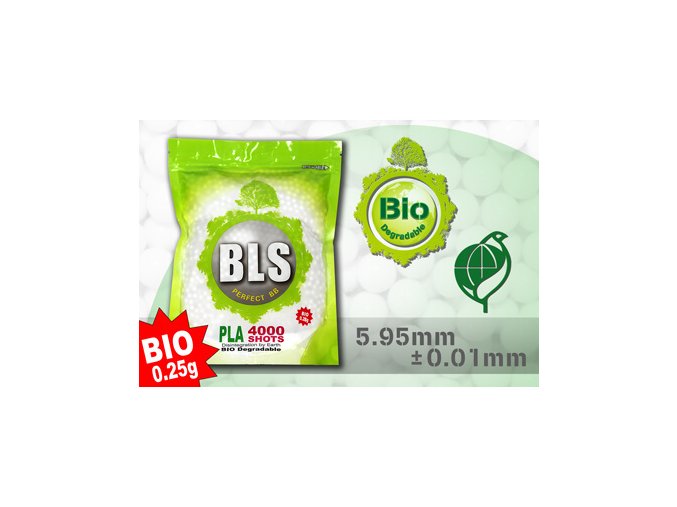 Střelivo BIO - BLS - 0,25g - 4000ks