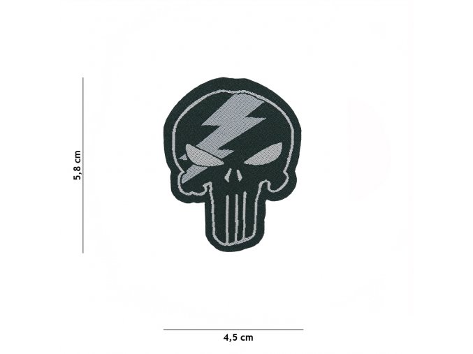 Nášivka Punisher -  5,8x4,5mm