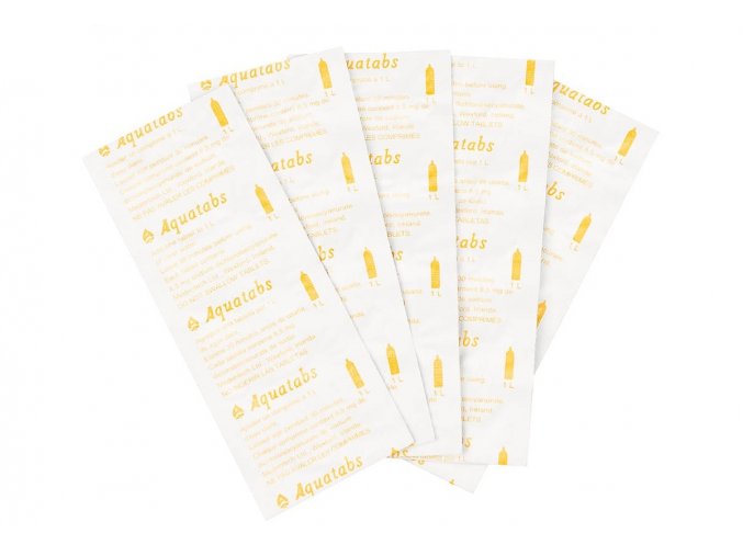 Tablety na čištění vody -  AQUATABS - 10ks platíčko