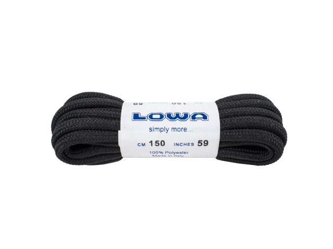 Tkaničky Lowa - 130 cm - Černá