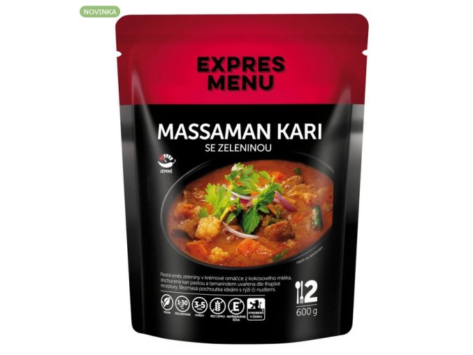 Massaman kari se zeleninou