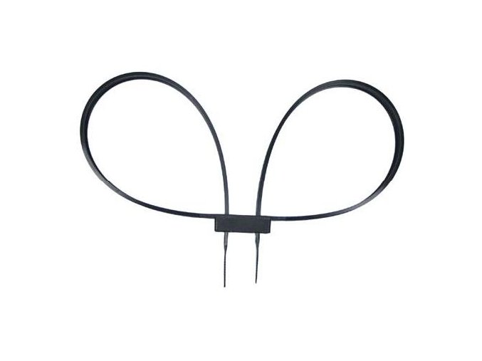 Pouta plastová jednorázová - Černá - 1 KS