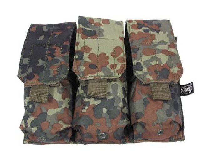 Sumka trojitá - MOLLE - Flecktarn